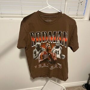 Dennis Rodman “Rodman The Worm” Graphic T-Shirt NBA Chicago Bulls